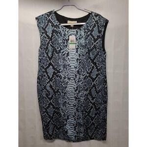 Michael Kors Dress‎ Snakeskin Print Beaded